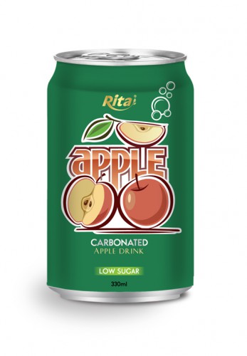330ml carbonated apple drink low sugar